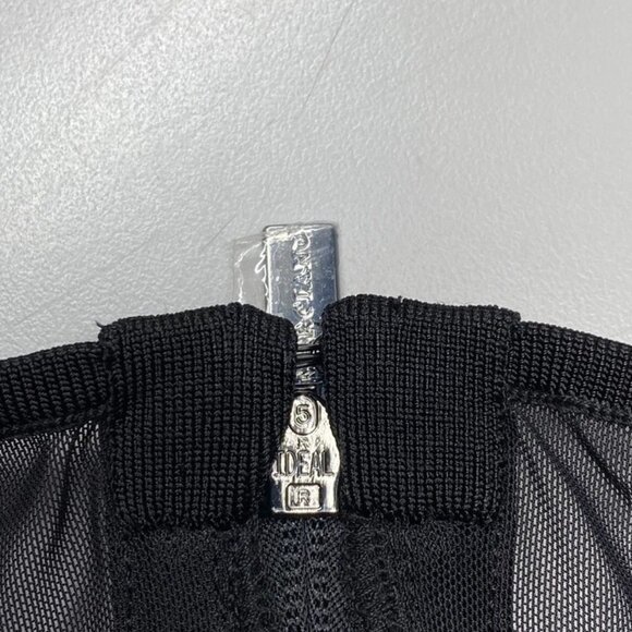 Marciano “Trina” Bandage Mini Dress Size 4 – Jet Black Sheer-Accent Bodycon - Picture 7 of 7